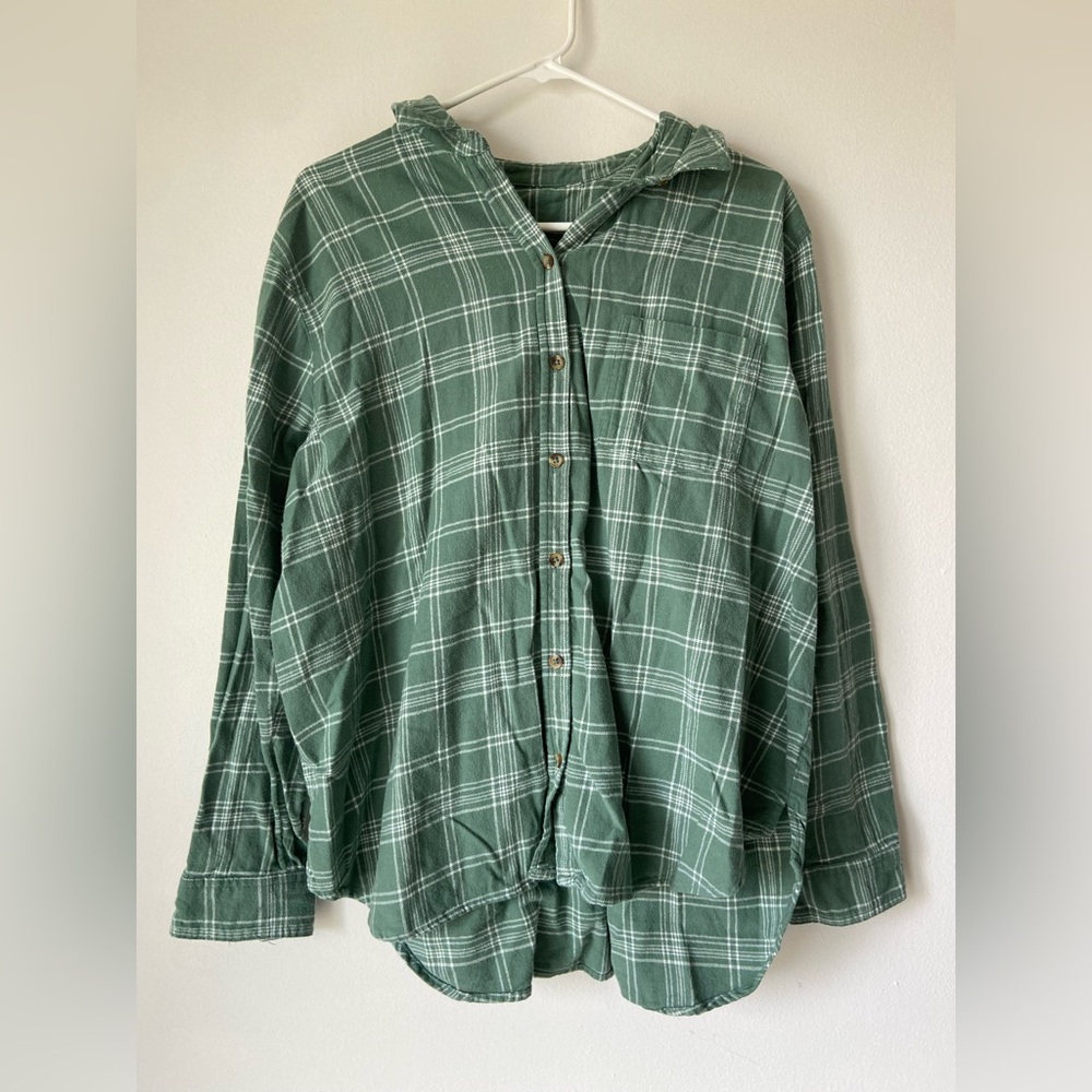 Women's Plaid Print Flannel Shirt